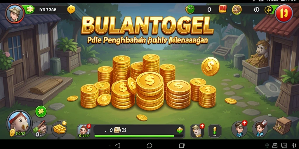 Tampilan gameplay BULANTOGEL yang menenangkan dan menarik.