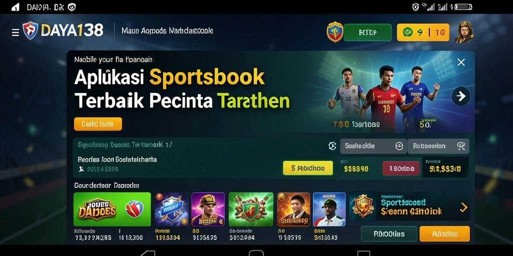 Screenshot permainan <strong>DAYA138</strong> menampilkan pengalaman taruhan olahraga yang mengasyikkan.