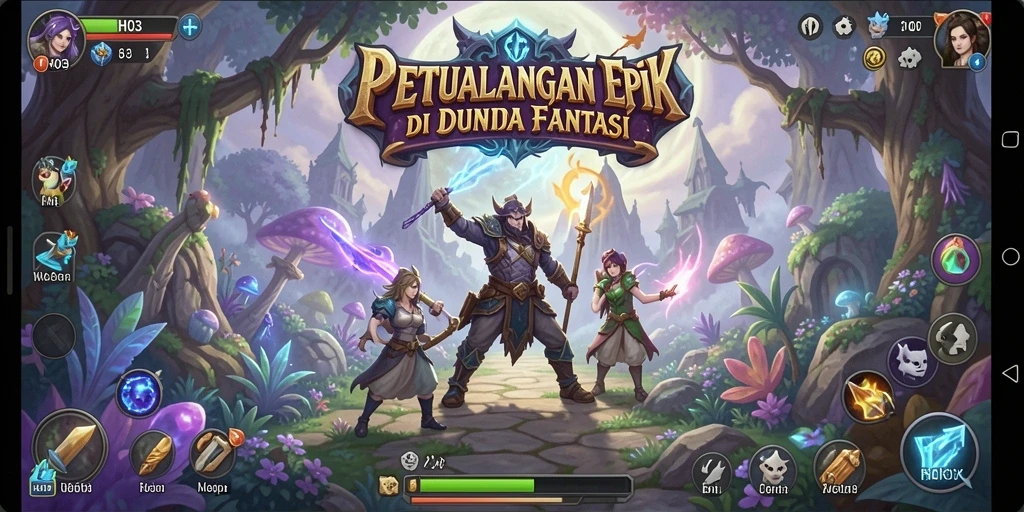 Screenshot gameplay H03 menampilkan aksi petualangan menarik.