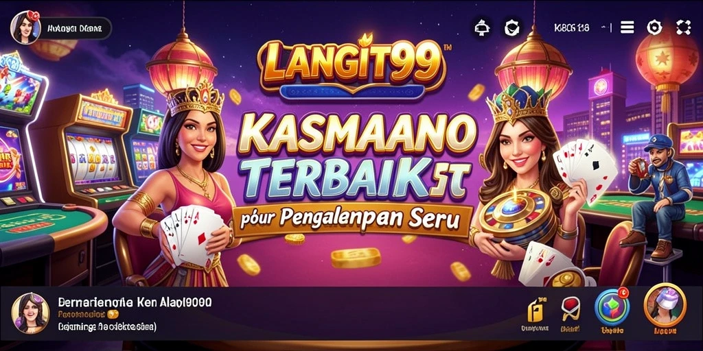 Tampilan menarik gameplay Kasino LANGIT99 yang seru dan mendebarkan.