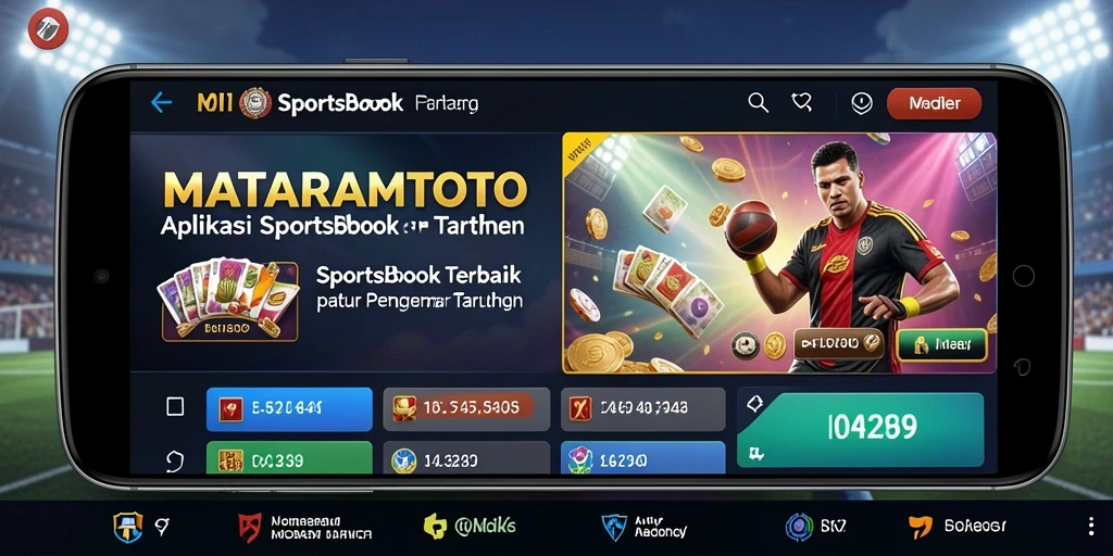Tampilan gameplay yang menarik dari aplikasi sportsbook MATARAMTOTO.