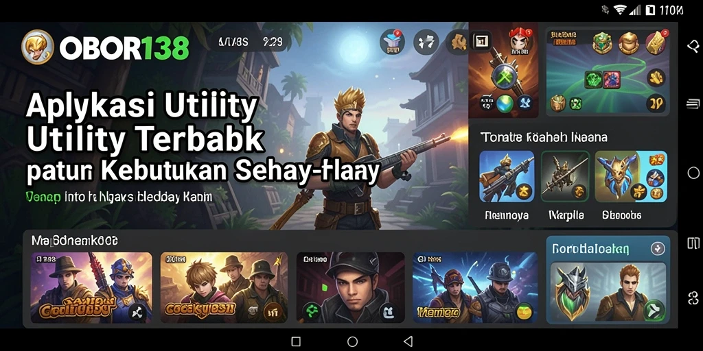 Tampilan screenshot OBOR138 yang menampilkan antarmuka pengguna yang bersih dan sederhana.