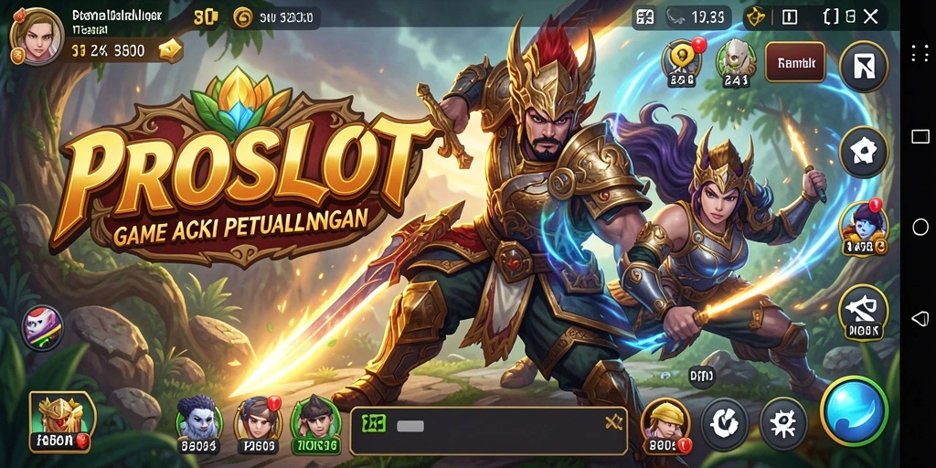 Screenshot menampilkan aksi seru dalam PROSLOT dengan gameplay yang intens.