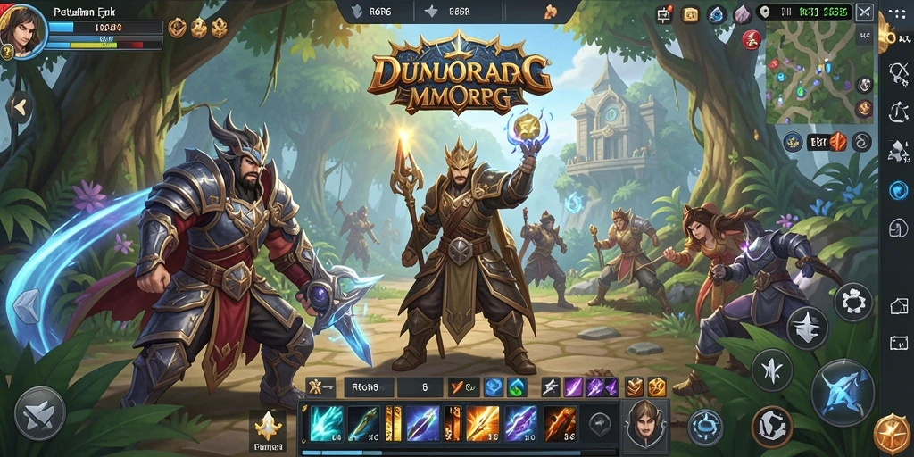 Tangkapan layar gameplay R6R6 yang menakjubkan di dunia MMORPG.