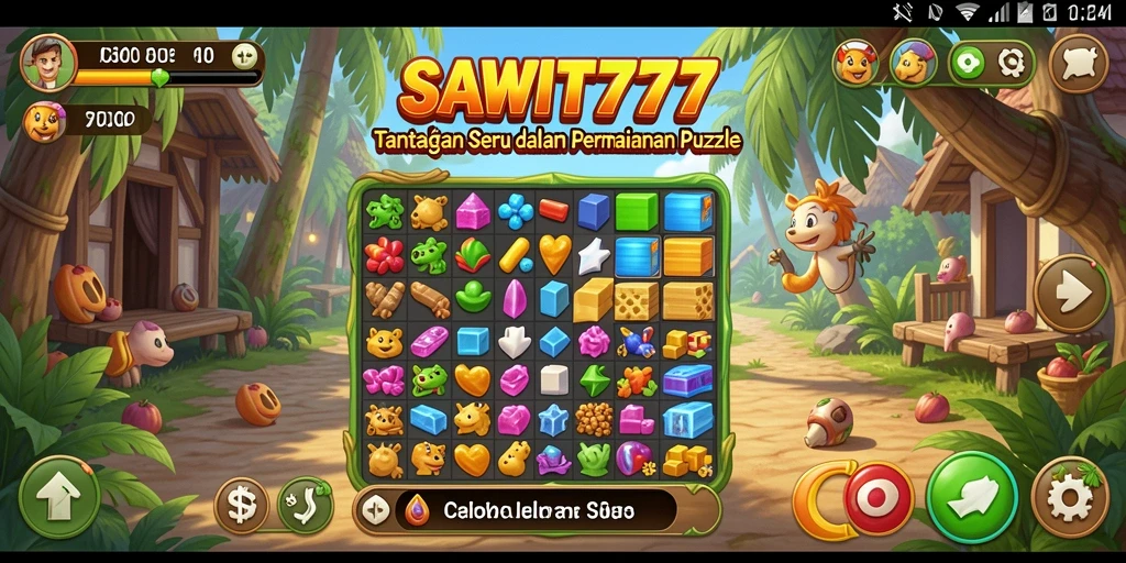 Tangkapan layar permainan SAWIT777 menunjukkan gameplay seru yang menantang.
