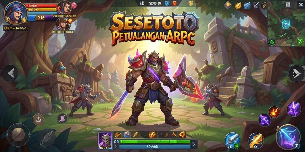 Gameplay mendebarkan SESETOTO dengan aksi ARPG yang intens.
